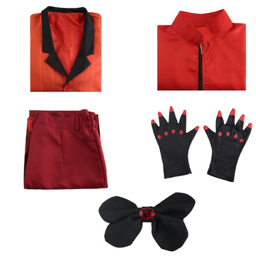 Hazbin Hotel Alastor Female Cosplay Uniform Halloween Costume Suit BEcostume